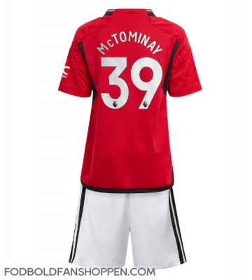 Manchester United Scott McTominay #39 Hjemmebanetrøje Børn 2023-24 Kortærmet (+ Korte bukser)